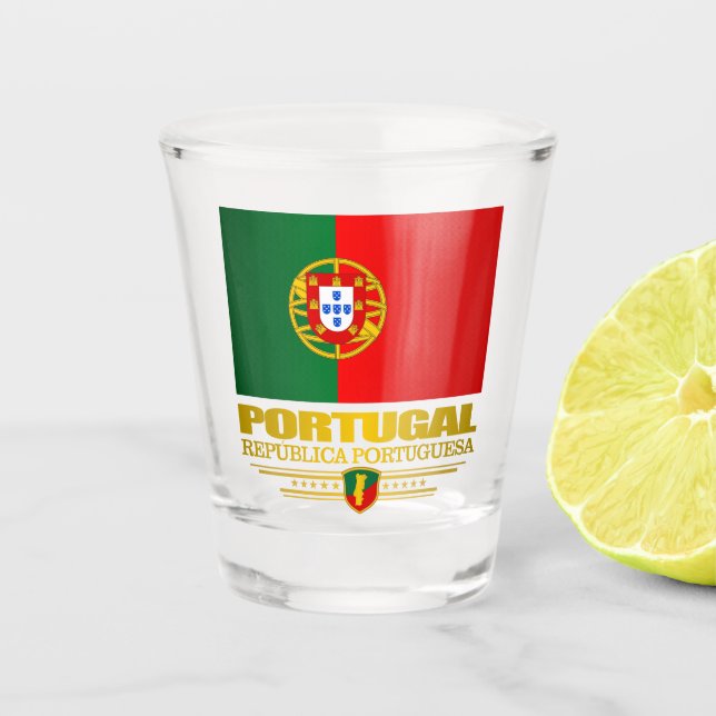 Copo De Shot Orgulho Português (Frente)