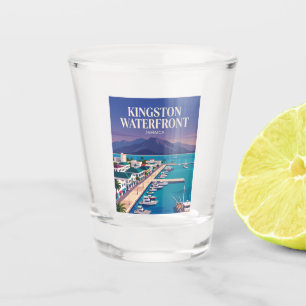 Copo De Shot Orla Marítima de Kingston Jamaica