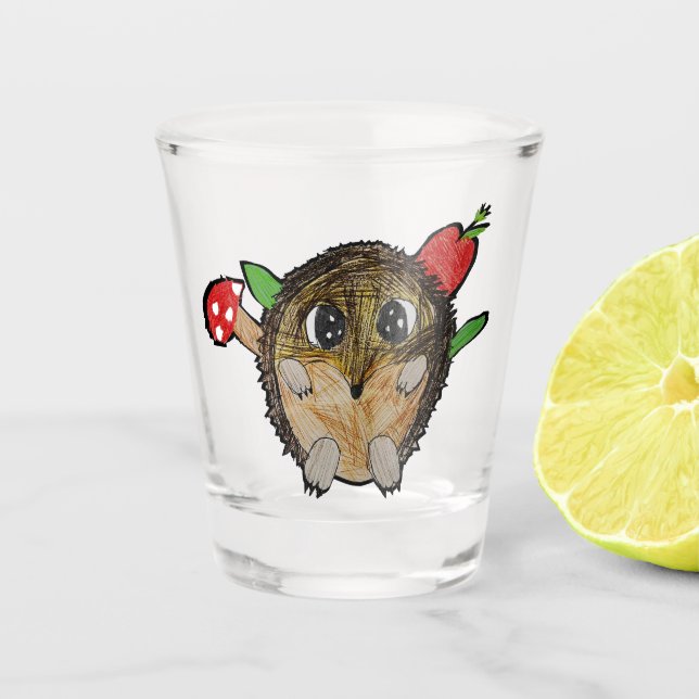 Copo De Shot ouriço fofo (Frente)
