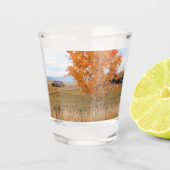 Copo De Shot Outubro Brilhante  (Frente)