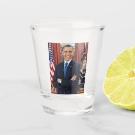 Copo De Shot Oval Office Portrait, Obama Barack Presidente dos