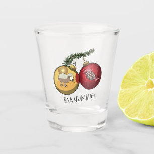 Copo De Shot Ovelha Fofa Baa Humbug! Desenho do Natal do Avaren