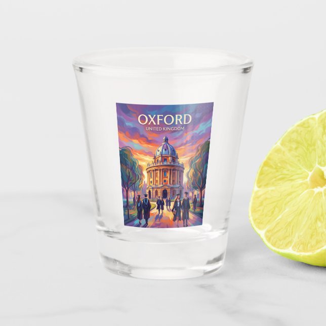 Copo De Shot Oxford Reino Unido (Frente)