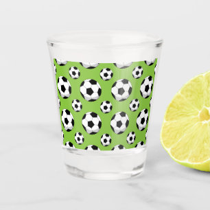 Copo De Shot Padrão de Bola de Futebol do Cartoon