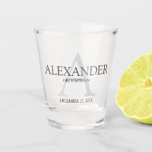 Padrinho de casamento Personalizado de Monograma e