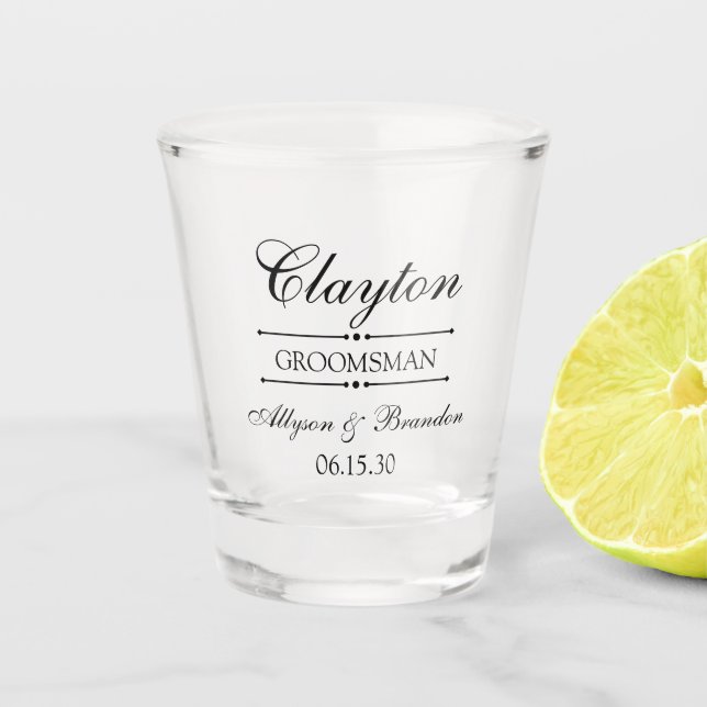 Copo De Shot Padrinho Personalizado (Frente)