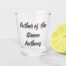 Copo De Shot Pai do Casamento de Presente do Nome Personalizado