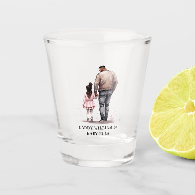 Copo De Shot Pai Negro e Filha Bond (7) (Frente)