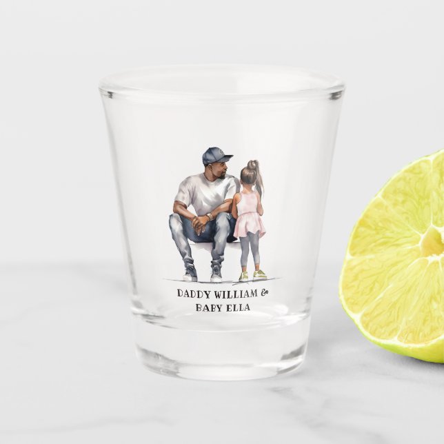 Copo De Shot Pai Negro e Filha de Obrigação (3) (Frente)