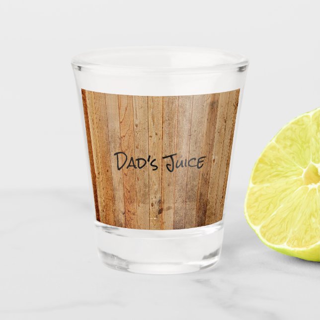 Copo De Shot Pai Negro Marrom, País Russo, da Madeira Personali (Frente)