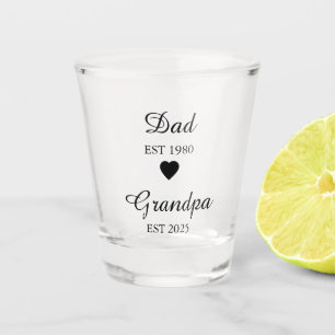 Copo De Shot Pai. & Vovô est. - Presente de Ano Personalizado