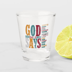 Copo De Shot Pais Deus Pai diz