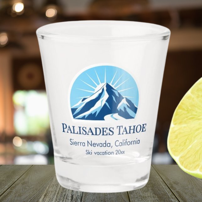Copo De Shot Palisades Tahoe California - resort souvenir (Criador carregado)