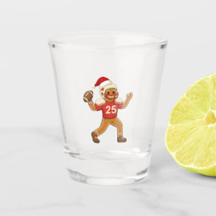 Copo De Shot Pão de Mel Futebol Natal 2026 Feriado Esportes