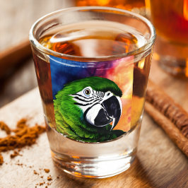 Copo De Shot Papagaio Personalizado Fofo Gerado por IA
