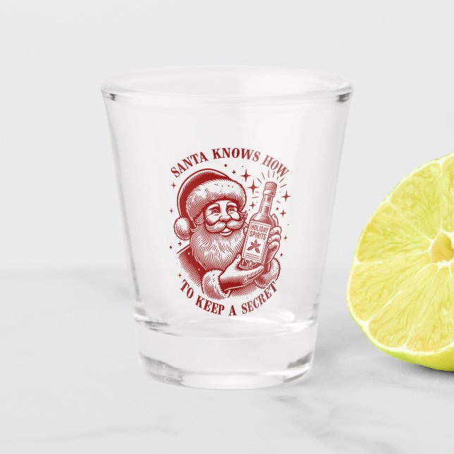 Copo De Shot Papais noeis sabem como festejar (Frente)