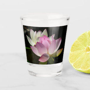 Copo De Shot Par de Flores de Lotus II