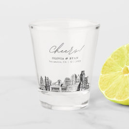 Copo de Shot para Festa de Casamento em Sacramento