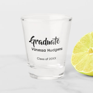 Copo De Shot Parabéns graduado nome data ano turma universidade