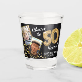 Copo De Shot Parabéns pelos 50 Anos 2 Fotos