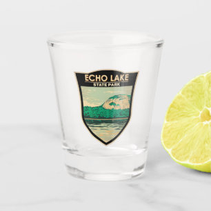 Copo De Shot Parque Estadual do Lago Echo New Hampshire Vintage
