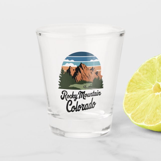 Copo De Shot Parque Nacional da Montanha Rochosa (Frente)