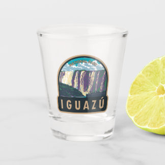 Copo De Shot Parque Nacional Iguazu Argentina Viagem Art Vintag