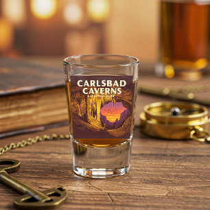 Copo De Shot Parque Nacional Vintage Carlsbad Caverns