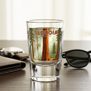 Copo De Shot Parque Nacional Vintage Sequoia