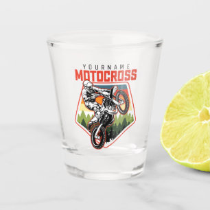 Copo De Shot Passeio de Moto de Trilha de Motocross Personaliza