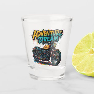 Copo De Shot Passeio Sonho de Aventura / Moto Chopper Vintage