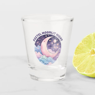 Copo De Shot Pastel Moonlit Fantasy Night