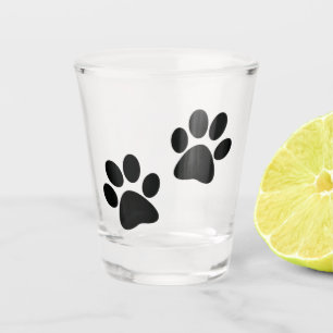 Copo De Shot Pata Imprime Design de Vidro