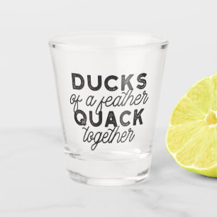 Copo De Shot Patos Engraçados Bonitos Cotação II