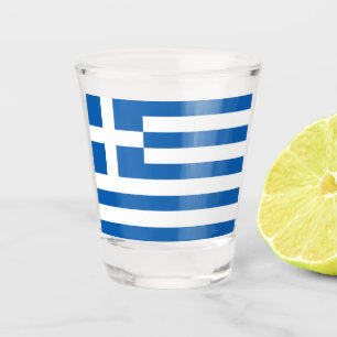 Copo De Shot Patriótico Grego Grécia