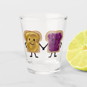 Copo De Shot Peanut Butters e Jelly Sandwich Buddy