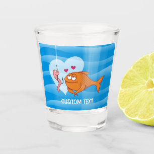 Copo De Shot Peixe e isco apaixonados