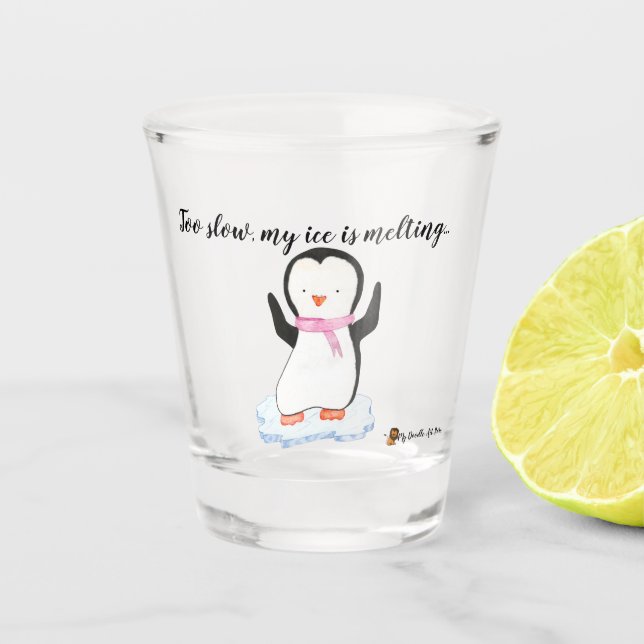 Copo De Shot Penguin Shot Glass (Frente)
