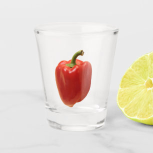 Copo De Shot Pepper Vermelho Luscioso
