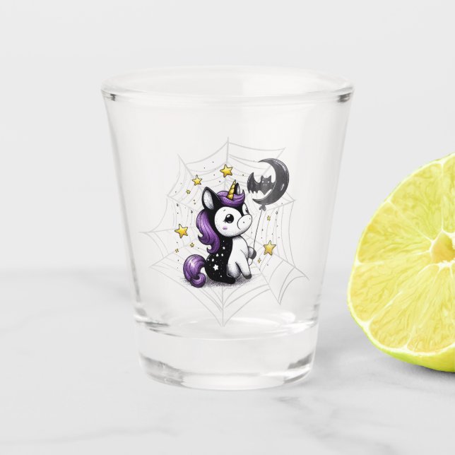 Copo De Shot Pequeno Unicórnio (Frente)