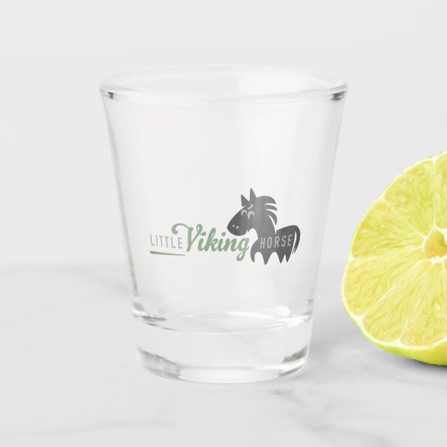 Copo De Shot Pequeno Vidro De Cavalo De Viagem (Frente)