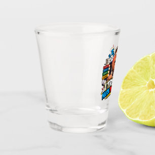 Copo De Shot Personagens Engraçados Balão de Volta às Aulas