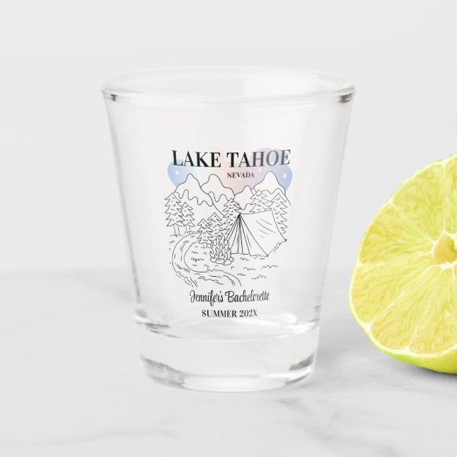 Copo De Shot Personalização do acampamento de Festas de solteir (Frente)