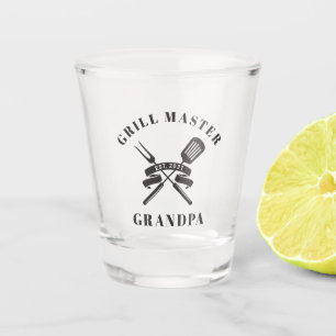 Copo De Shot Personalizado do Melhor Avô do Mestre Grill