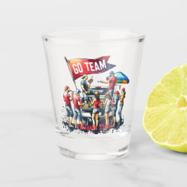 Copo De Shot Personalizado do Time Go Team de Personalização