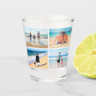 Copo De Shot Personalize seu presente de vidro de imagem com co