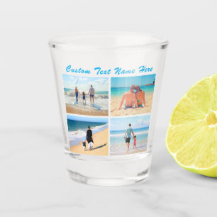 Copo De Shot Personalize seu texto e presente de vidro do filtr