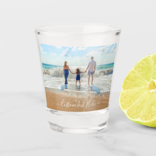 Copo De Shot Personalize seu vidro de fotos favorito com texto