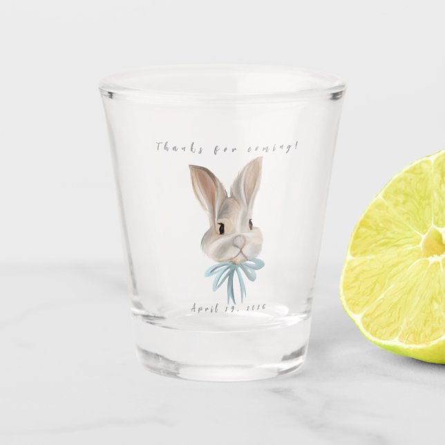 Copo De Shot Personalized Easter Bunny Shot Glass Party Favour (Frente)