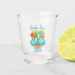 Copo De Shot Personalized Tropical Island